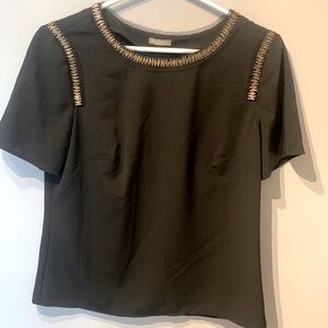 Black Top w Metal Pieces